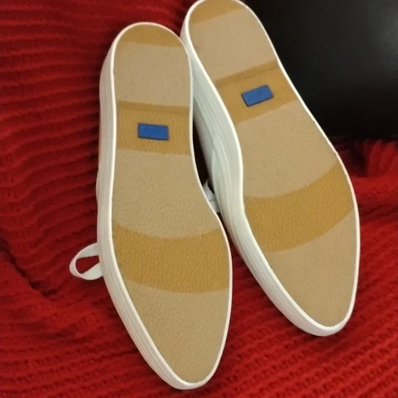 Keds Point Pearlized White Platform Sneakers - Picture 3 of 9